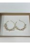 D'Oro Pink Stone Earrings - 2