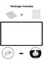 150 Inch Projector Screen 16:9 Foldable 4K Full HD Projection Screen Anti-Crease - 6