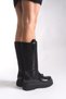 Hegethyl Women's Boots 00123004 Black Rustic Black Suede - 4