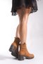 Elorinith Women's Boots 0012561 Tan Suede - 4