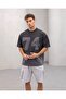 Nakış desenli Oversize Tshirt - 2