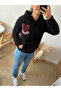 KADIN Kapüşonlu Peluş Sweatshirt - 4