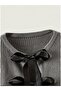 Bow-Detail Ribbon-Detail Knit Cardigan - 2