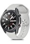 22mm Silicone Bands | Samsung Galaxy Watch 3 45mm/Galaxy Watch 46mm/Gear S3 Frontier/Classic | Grey