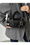 Women's Stylish Design Black Hand and Shoulder Bag