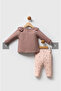 U.S. Polo Assn Usb2760 Girl's Bottom and Top Set - 4