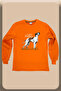 Hunting Hunting English Pointer Hunting Dog Printed Regular Fit 100% Cotton Crew Neck Sweatshirt