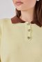 Women's Crop Knitwear Sweater 15936 - Yellow - 5