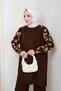 Sleeveless Sim Detailed Knitwear Tunic Pants Set