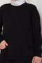 Vertical Striped Knitwear Tunic Skirt Set with Pockets - 5