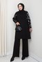 Sleeveless Sim Detailed Knitwear Tunic Pants Set - 5