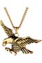 Steel Eagle Necklace Flying American Eagle Hip Hop Pendant Stainless Jewelry Accessory Unisex - 4
