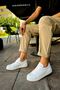 Ch979 - Santoni Crt Sports Men's Shoes White - 3
