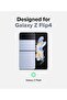 Samsung Galaxy Z Flip 4 Case Cover | Slim Hinge Series | Clear - 3
