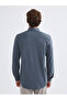 Green Slim Fit long sleeve men's shirt from plus-store - 4