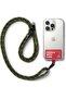 Holder Link Strap Designed for Camera Strap and Phone Strap | Khaki/White (Tarpaulin Red)
