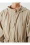 Lcw Modest Women's Hooded Plain Raincoat - 3