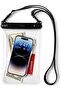 Waterproof Phone Pouch Frameless [One Touch Lock] Waterproof Phone Case |Black - 2