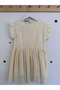 Cream Scallop Dress
