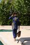 Safira pattern sports lycra design hijab double swimsuit set - 2