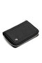Black Unisex Leather Card Holder 096A41