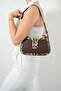 Brown - Brown - Leopard Tan Flat Women's Crossbody Bag Sp1132