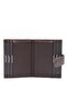 Brown Unisex Leather Card Holder 0107K6C - 5