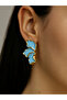 Women's Leaf Flower Flower Enamel Earrings - 2