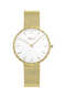V252Lxgimg Quartz Wicker Gold Color White Dial 32 mm Women Wrist Watch - 3