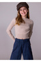Girl's Ribbed Sweater 7313 - 3