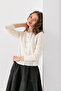Buttoned Basic Knitwear Cardigan – Long Sleeve Round Neck Stylish Women's Model |   Journal and Office Use - 6
