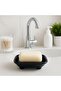 Solid Soap Dish Ceramic Solid Hand Soap Dish Black - 2