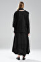 Women's Oversize Design Shirt with Detachable Collar Detail - 2