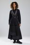 Women's Detachable Necklace Detailed Belted Design Shirt - 4