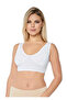 3-Piece Assortment Pack Thick Strap Full Lycra Ribbed Half Tank Top (Lambada Mother Bra) Ers31007 - 6