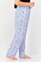 Women Floral Print Drawstring Pajama PantS, Multicolor - 2