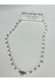 Silver Heart Detailed Seashell Necklace - 3