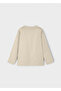 Beige Boy's Long Sleeve Printed T-Shirt 4083 - 2