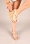 Jenita Slit Heeled Shoes Nut - 4