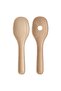 SKALLKNEKT 2-piece salad servers set, solid birch
