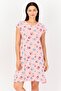 By Rosaline Women Allover Print Sleeping Dress, Multicolor