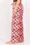 Women Allover Print Drawstring Pajamas, Multicolor - 3