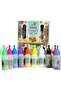 Rangoli Colour Powder Bottles for Home Decor, Diwali Decorations, Indian Pooja, Sand Art, Craft