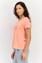 Rosaline x Women 2 Pieces Crew Neck Allover Print Short Sleeve Sleepwear Top, Multicolor - 6