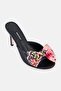 Women Deva 3Fx Slip On Floral Print Sandals, Multicolor