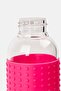 Ice Tea Infuser Glass Bottle 400ml, Pink - 2