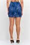 Women Regular Fit Tie Dye Mini Skirt, Blue - 3
