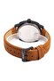 Water Resistant Analog Wrist Watch 8139 - 41 mm -Brown - 2