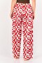 Women Allover Print Drawstring Pajamas, Multicolor - 4