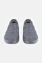 Men Wool Loungers Slip On Casual Shoes, Dark Grey - 4